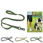 Tactical Bungee Military Adjustable Dog Leash Quick Release Elastic Leads Rope with 2 Control Handle