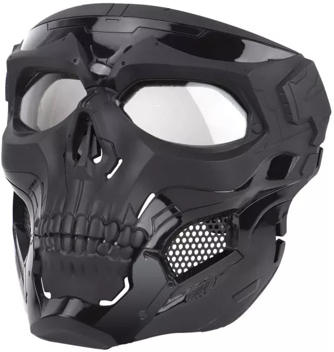 Skull Full Face Protective Tactical Mask-玩具/游戏-Biu Blaster-black-Biu Blaster