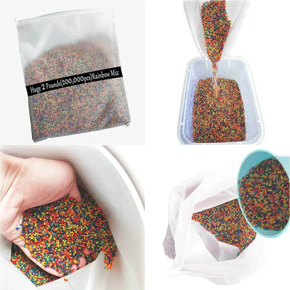 1KG 7-8mm Gel Ball Water Beads 200000pcs (US Stock)-water beads-Kublai-Kublai