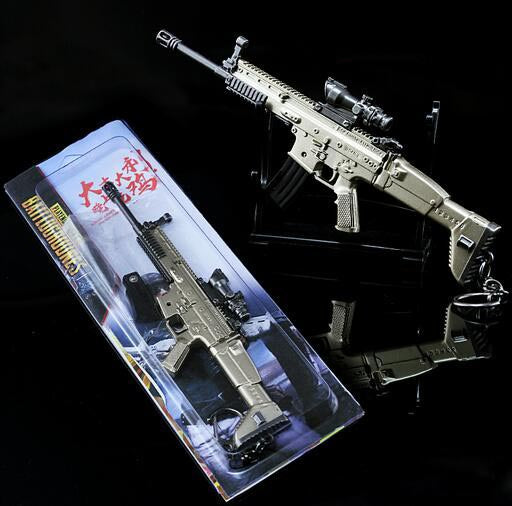 PUBG SCAR-L Keychain-Toy Gun Keychains-Kublai-Kublai
