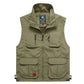 Outdoor Quick-drying Jacket Sleeveless Fishing Hunting Vest Multi-pocket Army Green 7838/7818 Down Vests-clothing-Biu Blaster-d-Uenel