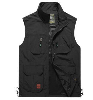 Outdoor Quick-drying Jacket Sleeveless Fishing Hunting Vest Multi-pocket Army Green 7838/7818 Down Vests-clothing-Biu Blaster-c-Uenel
