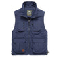Outdoor Quick-drying Jacket Sleeveless Fishing Hunting Vest Multi-pocket Army Green 7838/7818 Down Vests-clothing-Biu Blaster-b-Uenel