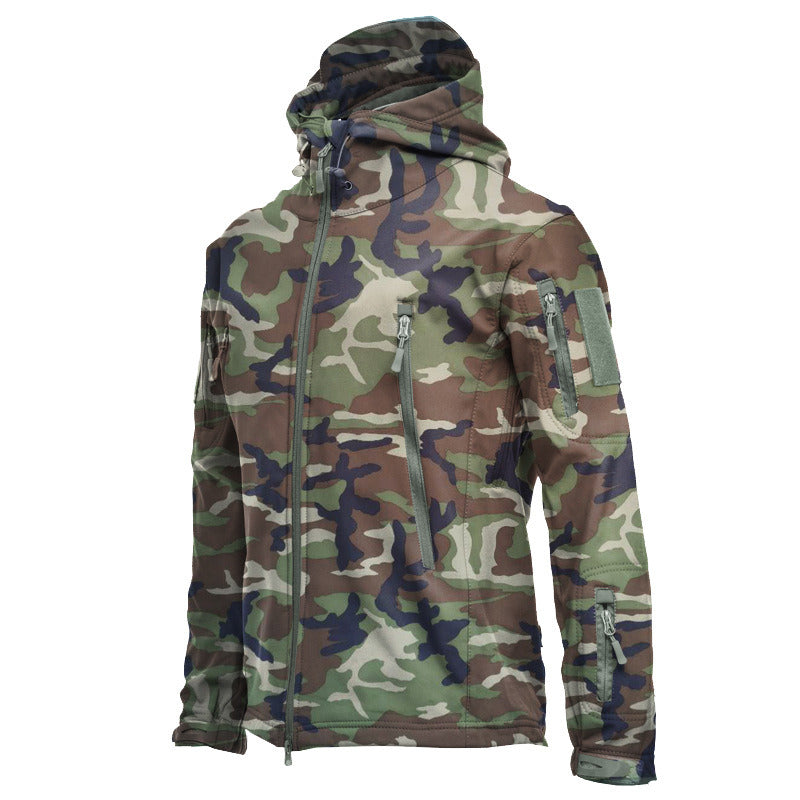 Tactical Soft Shell Military Jacket Men Waterproof Windproof Coat jackets mens Rain Hiking Camping & Hiking Apparel-clothing-Biu Blaster-Four color camouflag-l-Uenel