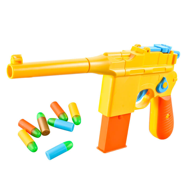Mauser C96 Soft Bullet Blaster Kids Toy Gun-foam blaster-Biu Blaster-yellow-Uenel