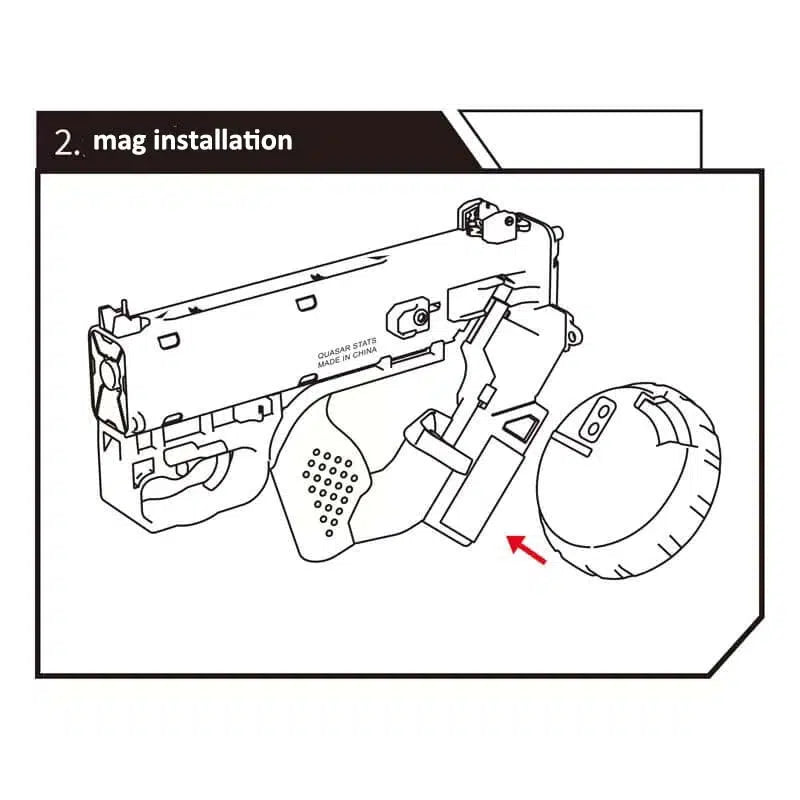 Electric DR12 Quasar Cyberpunk Gel Blaster-gel blaster-Kublai-Kublai