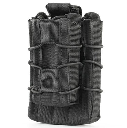 Open Top Double Decker MOLLE Tactical Mag Pouch-pouch-Biu Blaster-black-Biu Blaster