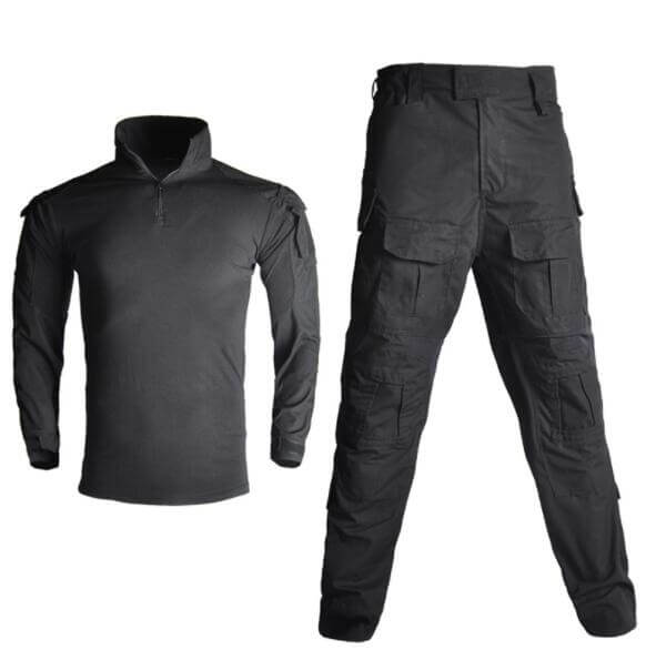 G3 Combat Suit Shirt & Pants-clothing-Biu Blaster-black-S (55-65kg)-Biu Blaster