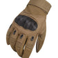 B8 Touch Screen Anti-Skid Hard Knuckle Full Finger Tactical Gloves-clothing-Biu Blaster-tan-M-Biu Blaster