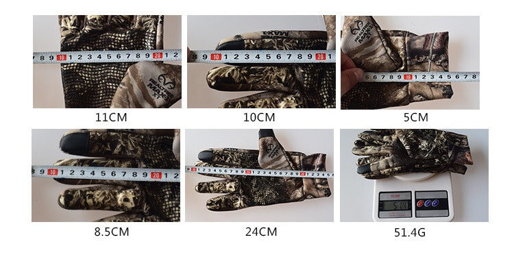 Outdoor Touch Screen Camouflage Tactical Full Finger Gloves-clothing-Biu Blaster-Biu Blaster