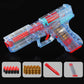 Shell Ejecting Transparent Dart Blaster Toy-foam blaster-Biu Blaster-transparent blue-Biu Blaster