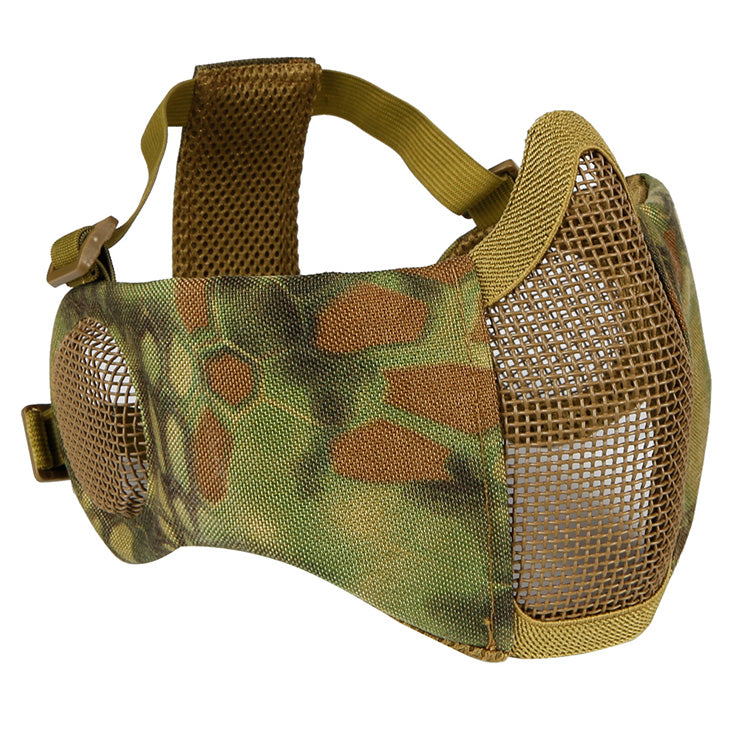 V1 Steel Mesh Tactical Protective Mask with Ears Protection-玩具/游戏-Biu Blaster-python-Biu Blaster