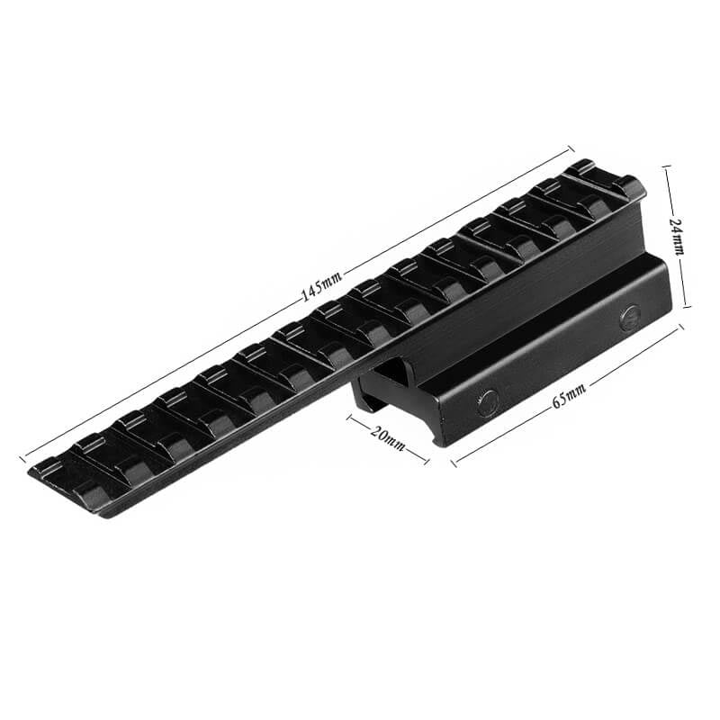Metal Picatinny Rail Riser Mount-Tactical Rails-Kublai-Kublai