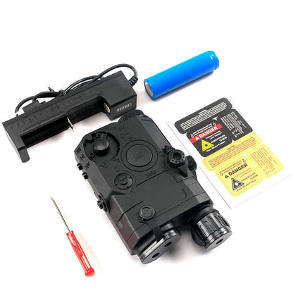 PEQ-15 Aiming IR Illuminator Green Laser Flashlight-Scopes & Sights-Kublai-black-Kublai