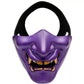 Hannya Half Face Tactical Devil Mask-玩具/游戏-Biu Blaster-purple-Biu Blaster