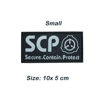 Special Containment Procedures Foundation Secure Contain Protect SCP Patches IR Badges Embroidery Applique-Tactical Accessories-Kublai-F-Kublai