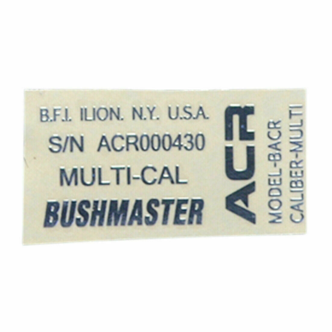 Gel Blaster Metal Sticker Decals Set-Tactical Accessories-Kublai-ACR silver-Kublai