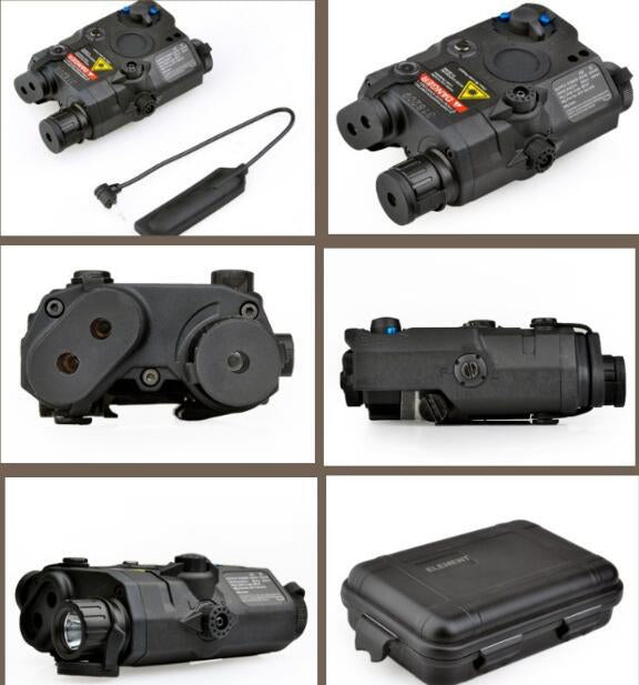 Element LA PEQ15 Battery Box - Red Laser/ Flashlight/ IR Lenes-Tactical Flashlights-Kublai-Kublai