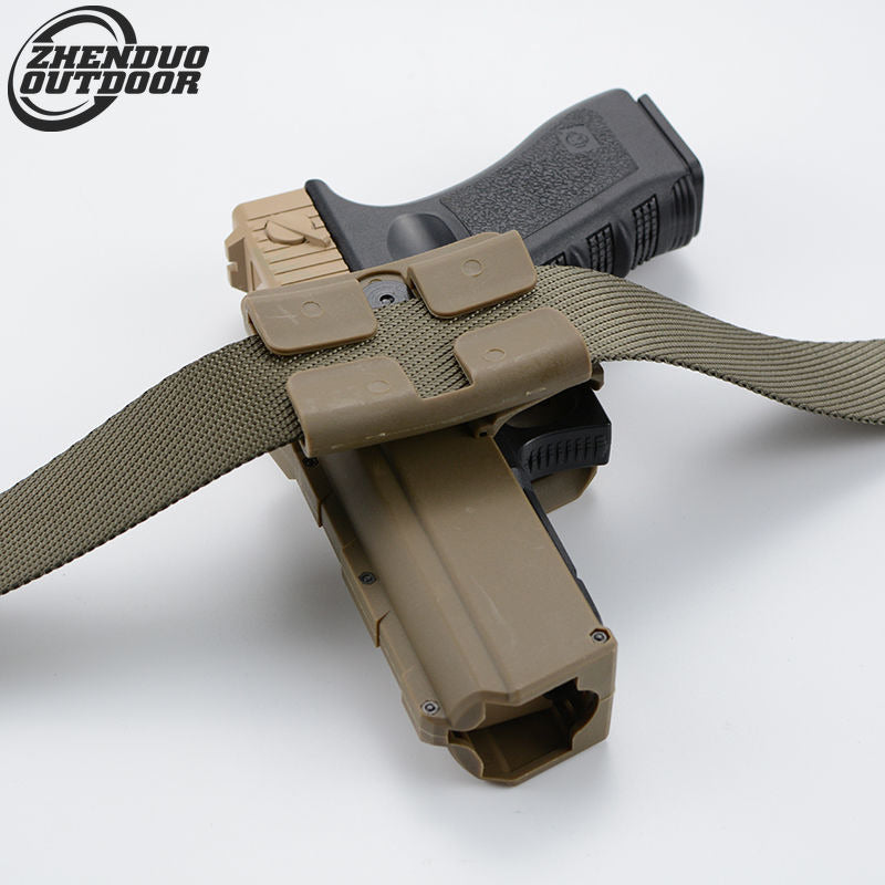Zhenduo Outdoor Kublai P1 Holster G17 Universal Waist Quick Pull Sleeve Tactics-Tactical Accessories-Kublai-Kublai