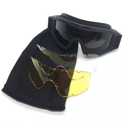 Tactical Goggles Face Eye Protection For Gel Blaster Skirmish-玩具/游戏-Biu Blaster-Black-Biu Blaster