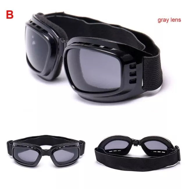 Tactical Motorcycle Ski Goggles Dustproof Windproof UV Protection-玩具/游戏-Biu Blaster-gray-Biu Blaster