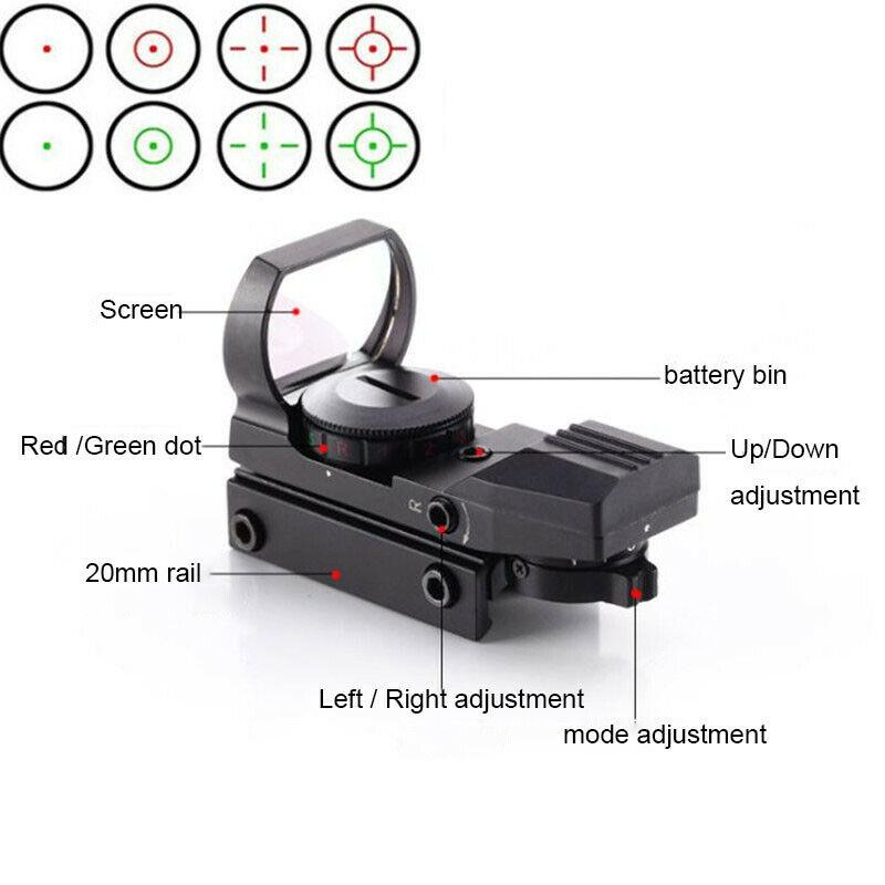 HD101 Metal Holographic Sight-Scopes & Sights-Kublai-Kublai
