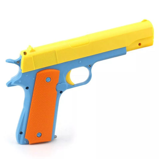JiaYi 1911 EVA Dart Kids Toy Gun 1:1 Scale-foam blaster-Biu Blaster-yellow-Uenel