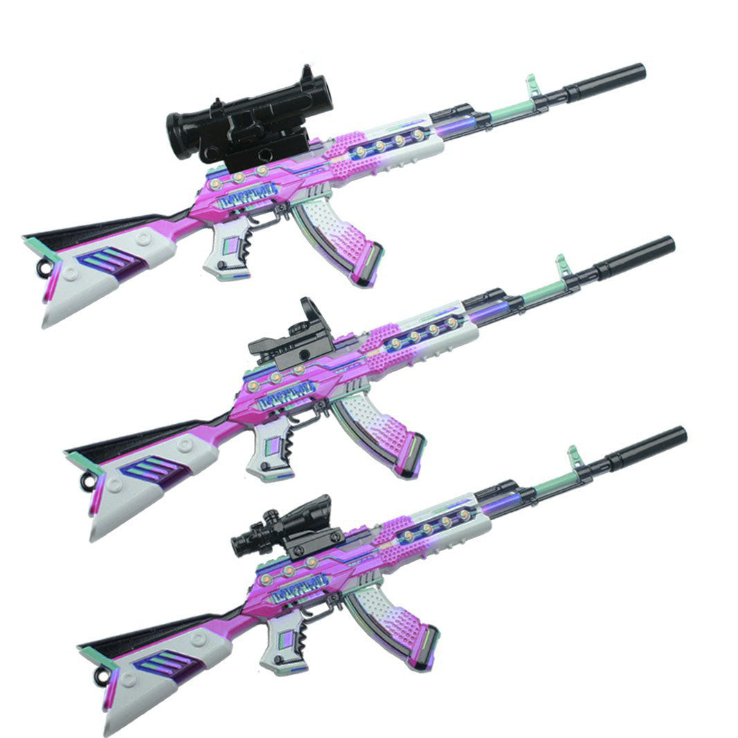 PUBG AKM Dazzle Purple Melody Keychain-Toy Gun Keychains-Kublai-Kublai
