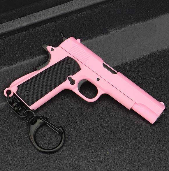 Colt M1911 Keychain-Toy Gun Keychains-Kublai-pink-Kublai
