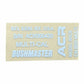 Gel Blaster Metal Sticker Decals Set-Tactical Accessories-Kublai-ACR white-Kublai