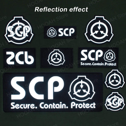 Special Containment Procedures Foundation Secure Contain Protect SCP Patches IR Badges Embroidery Applique-Tactical Accessories-Kublai-Kublai