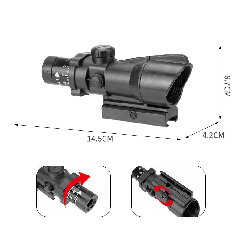 4x Magnifier Small Conch Scope Sight-Scopes & Sights-Kublai-Kublai