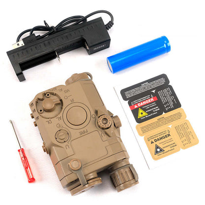 PEQ-15 Aiming IR Illuminator Green Laser Flashlight-Scopes & Sights-Kublai-tan-Kublai