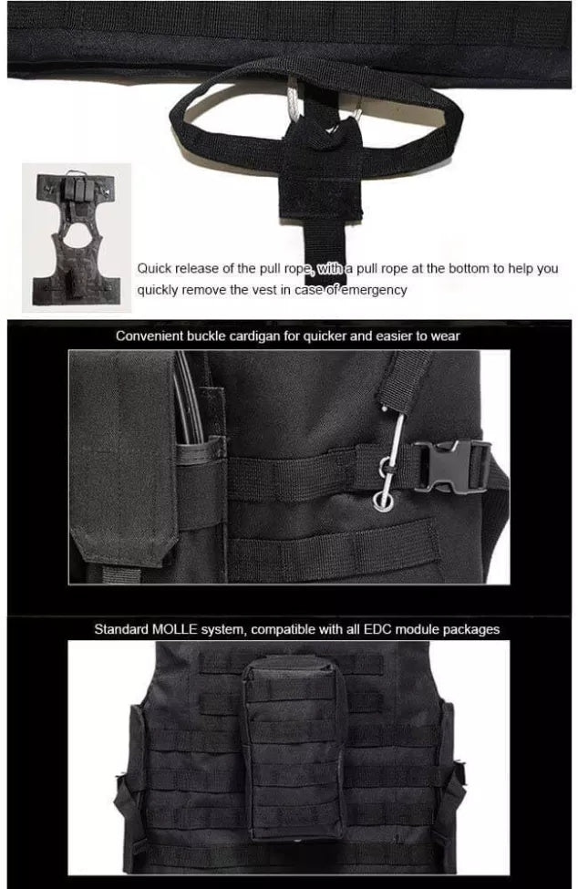 Multifunction Lightweight Molle Amphibious Tactical Vest-玩具/游戏-Biu Blaster-Biu Blaster