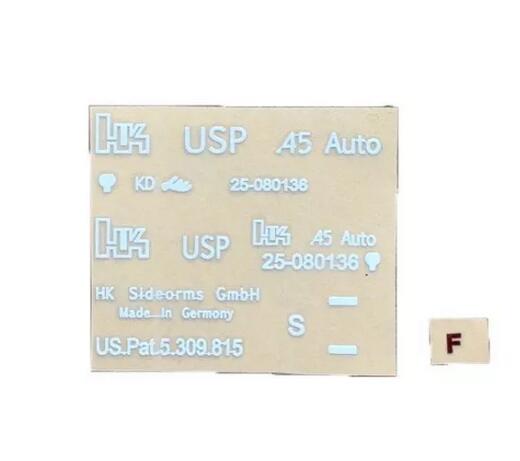 Gel Blaster Metal Sticker Decals Set-Tactical Accessories-Kublai-USP-Kublai