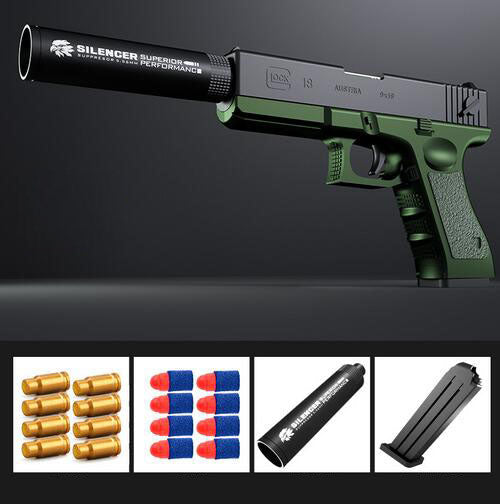 G18 Shell Ejecting Foam Dart Blaster-foam blaster-Biu Blaster-green-Biu Blaster