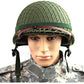 Hunting Helmets GPP Perfect US Army M1 Green Helmet Replica with Net/Canvas Chin Strap DIY-tactical gears-Biu Blaster-Uenel