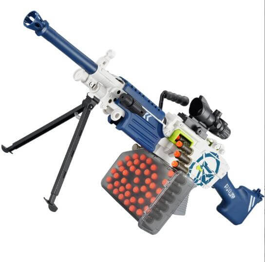 LH SAW M249 Electric Darts Blaster-foam blaster-Biu Blaster-Biu Blaster
