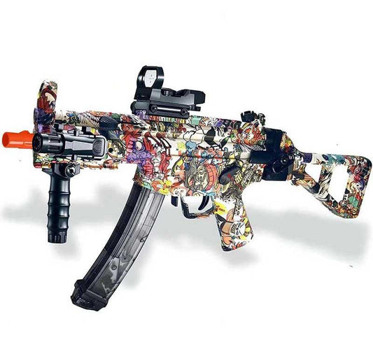 MP5K Electric 2-in-1 Gel Ball Blaster Toy (US Stock) - Shoot Water Beads & Soft Foam Bullets-gel blaster-Biu Blaster-colorful-Uenel